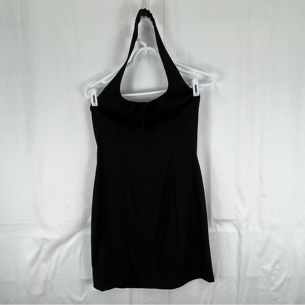 Be Smart - Women's Halter Dress - Size 7/8 - Black - Mini